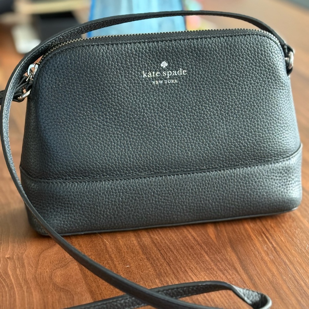 Kate Spade Black Leather Shoulder Bag